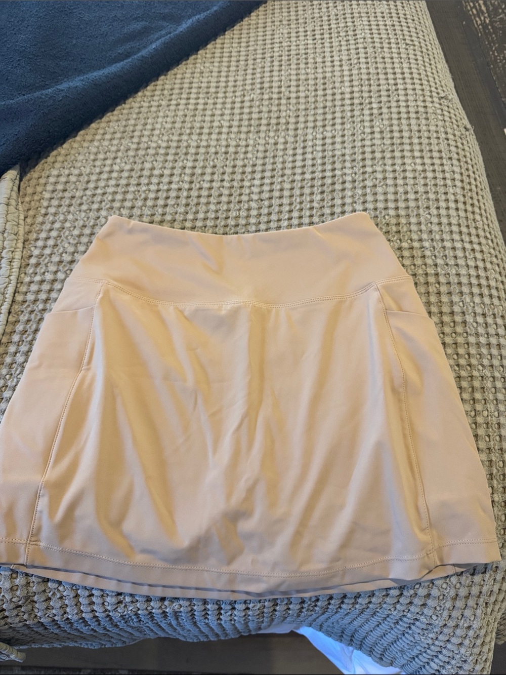 Women’s Tan Athletic Skort - with pockets